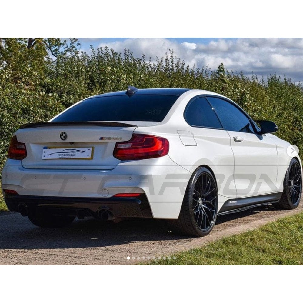 CT CARBON BMW 2 SERIES F22 GLOSS BLACK SPOILER - MP STYLE | SWISS HOMOLOGATED