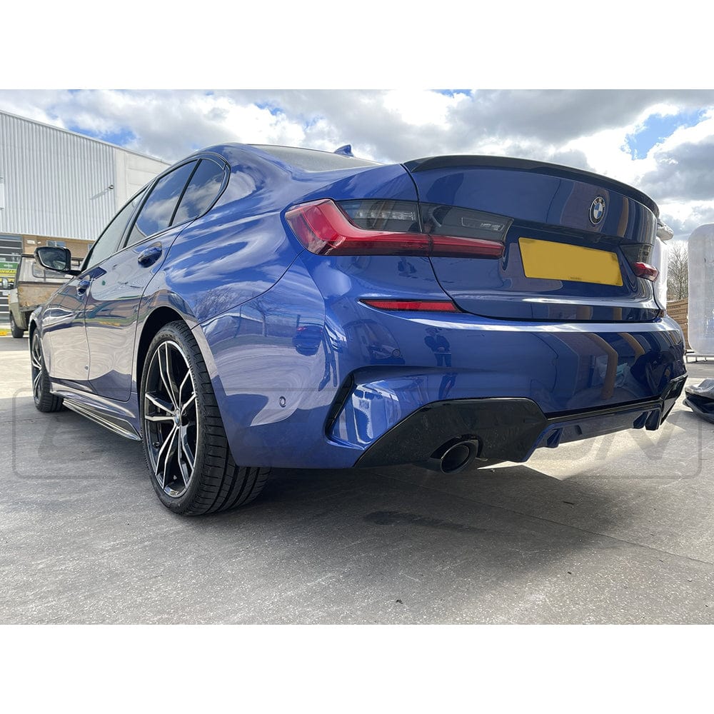 CT CARBON BMW 3 SERIES/M3 G20/G80 GLOSS BLACK SPOILER - MP STYLE | SWISS HOMOLOGATED