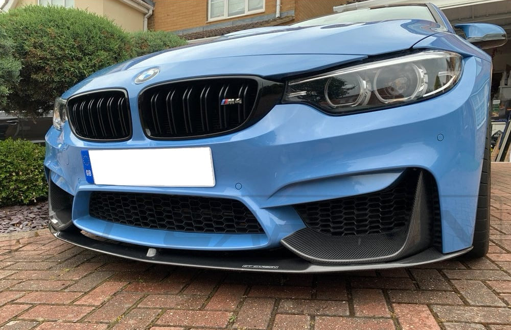CT CARBON BMW M3 F80 2014-2020 DOUBLE SLAT BLACK GRILLE | HOMOLOGATION IN PROCESS