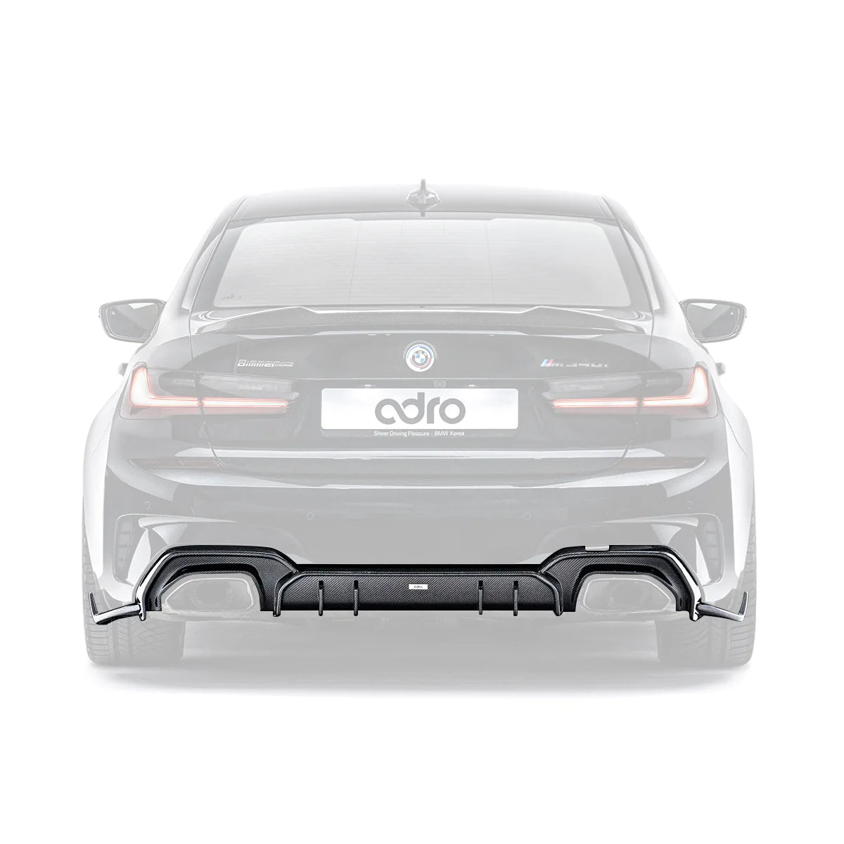 ADRO CARBON FIBRE DIFFUSER BMW M340i G20/G21 PRE-LCI | SWISS HOMOLOGATED