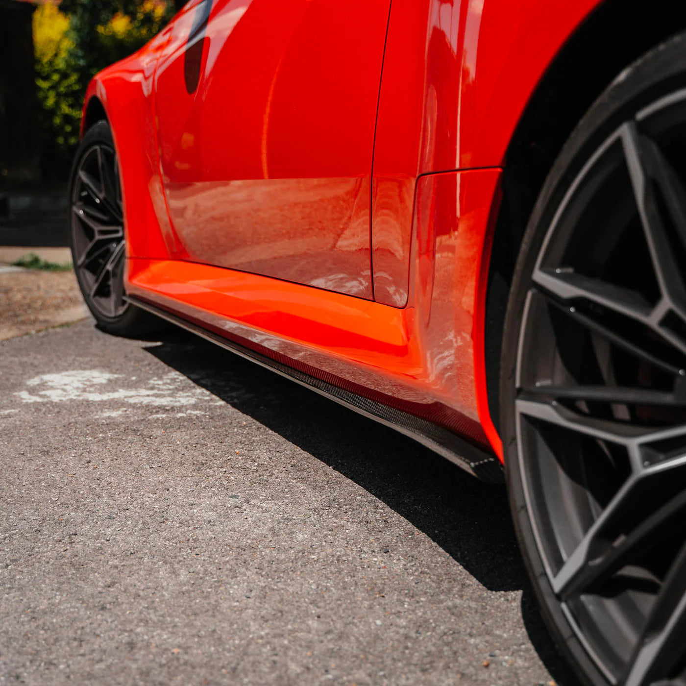 TRE CARBON FLAT SIDE SKIRTS BMW M2 G87 - TR87 STYLE | SWISS HOMOLOGATED