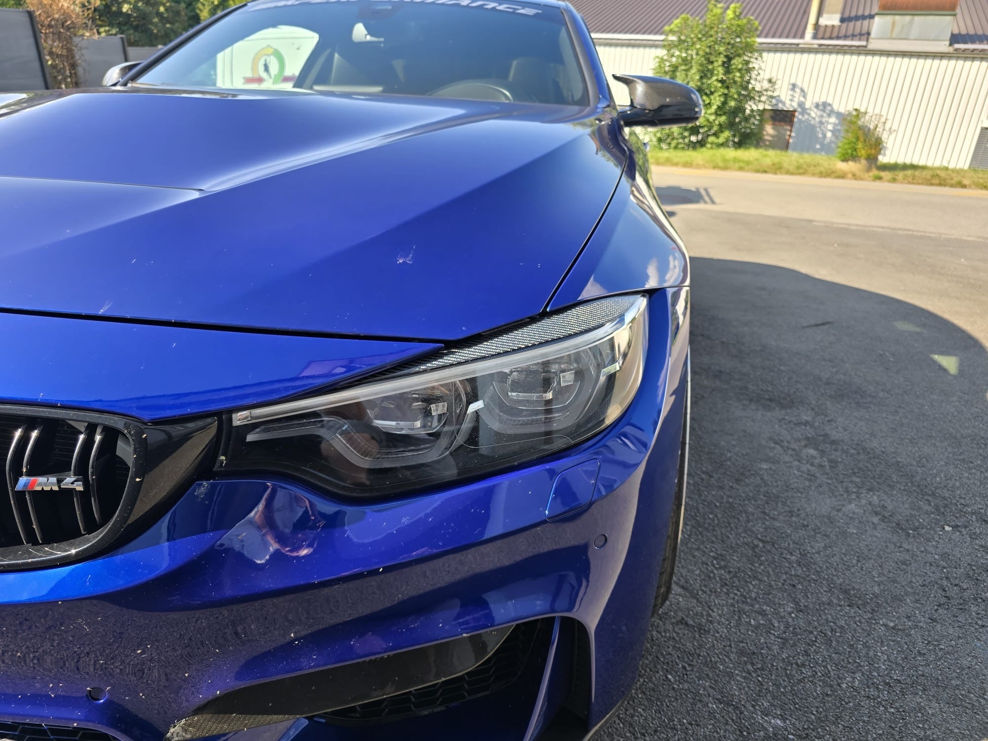 CT CARBON HEADLIGHT TRIMS BMW M3/M4 F8X | SWISS HOMOLOGATED