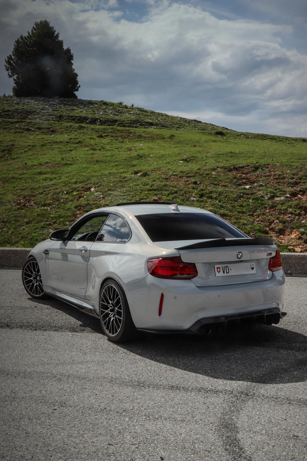 CT CARBON DIFFUSER BMW M2 F87 - V STYLE | SWISS HOMOLOGATED