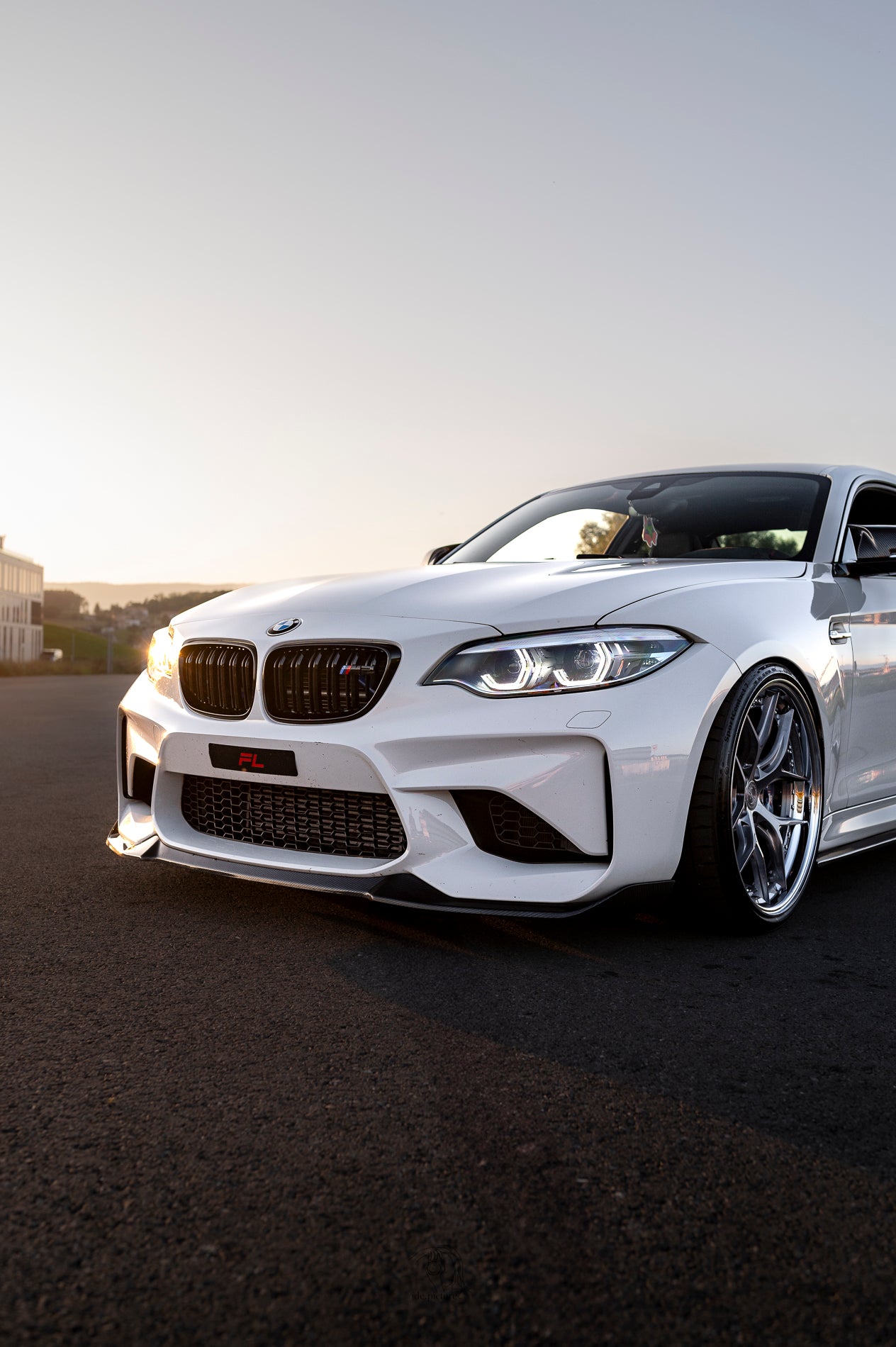 CT CARBON FRONT LIP BMW M2 F87 N55 - CS STYLE | SWISS HOMOLOGATED
