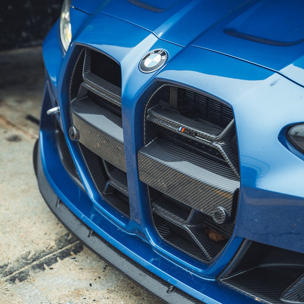 CT CARBON GRILLE WITHOUT ACC BMW M3/M4 G8X - CSL STYLE | SWISS HOMOLOGATED