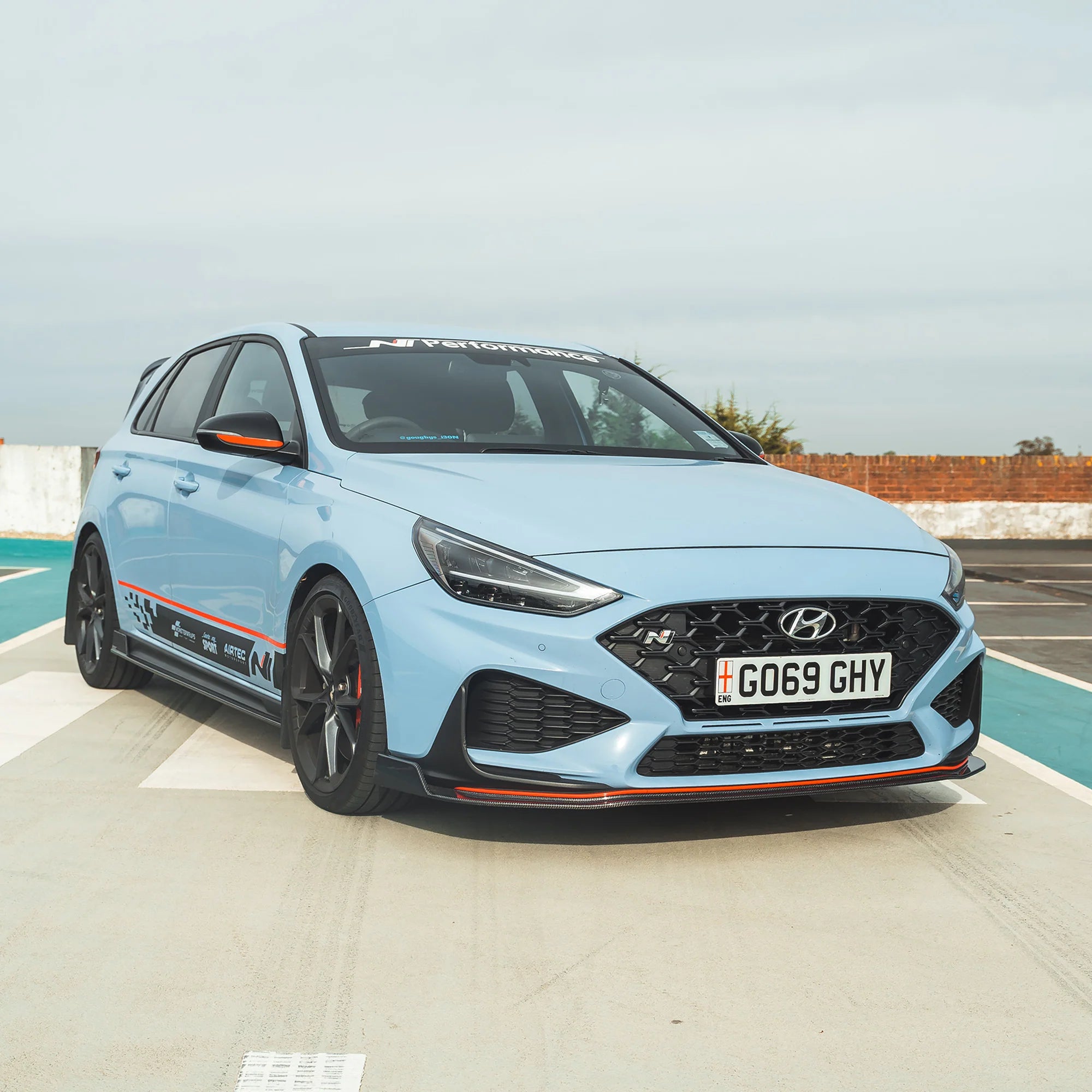 CT CARBON FRONT LIP HYUNDAI I30N (FACELIFT) - CT DESIGN | PRE-HOMOLOGATION OFFER