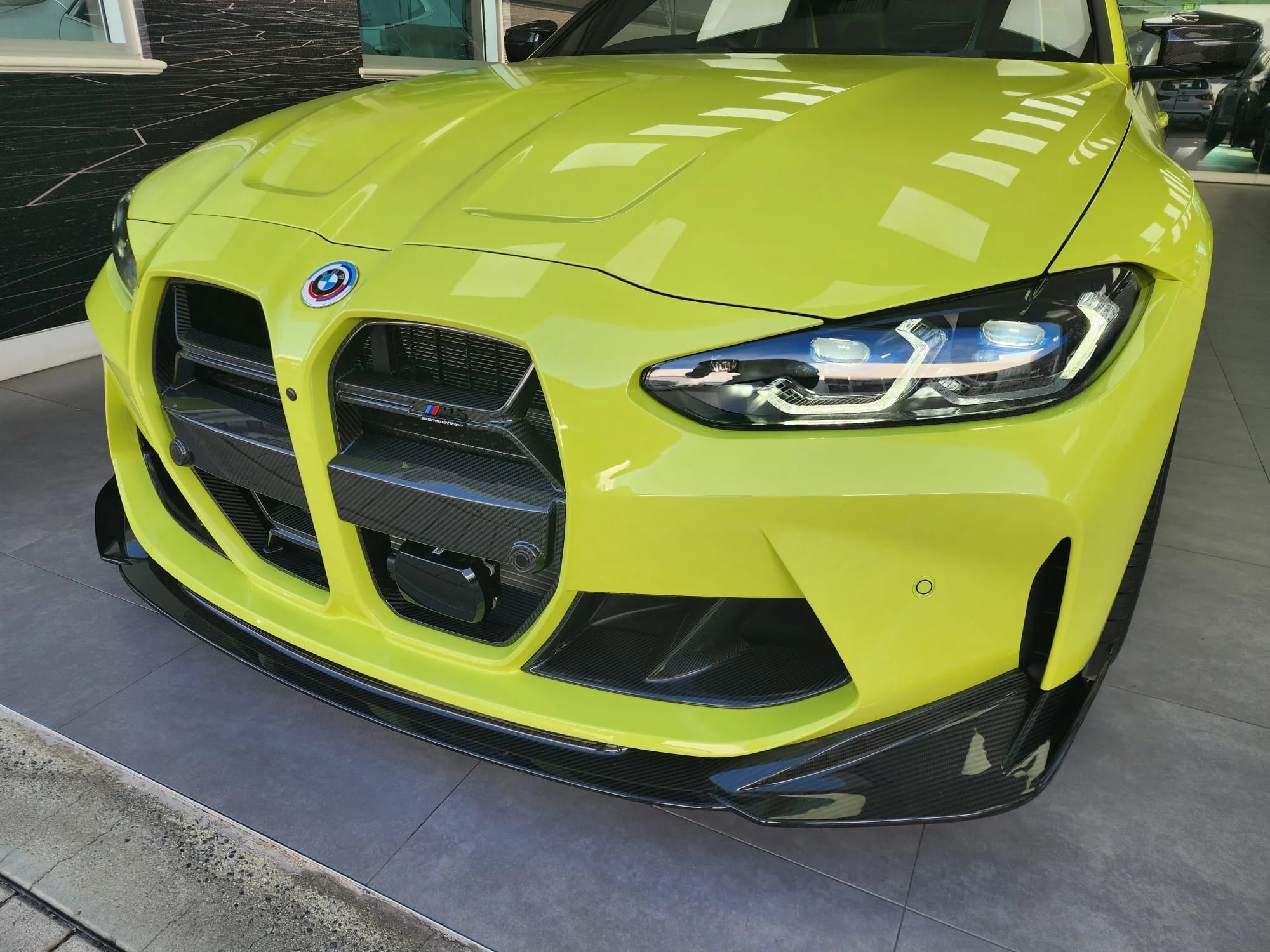 CT CARBON GRILLE WITH ACC BMW M3/M4 G8X - CSL STYLE | SWISS HOMOLOGATED