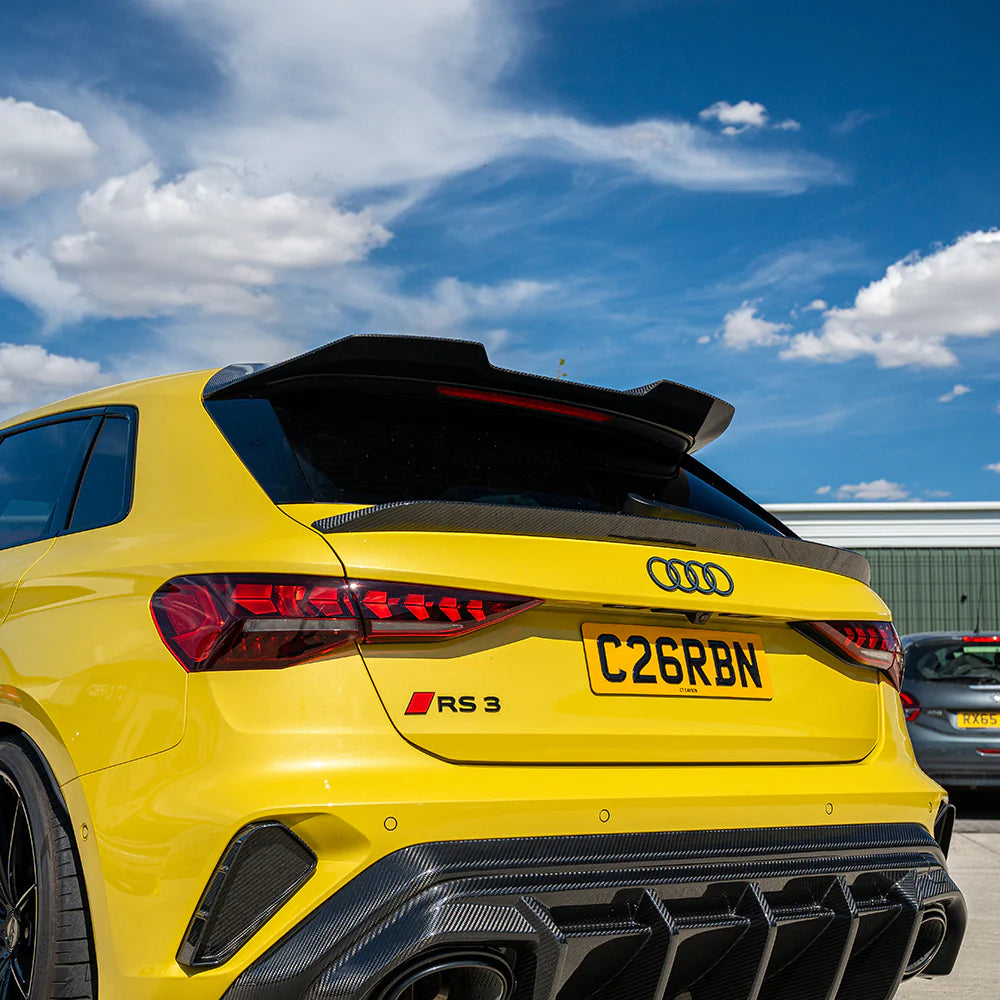 CT CARBON MIDDLE SPOILER AUDI A3/S3/RS3 8Y 22+ SPORTBACK | SWISS HOMOLOGATED