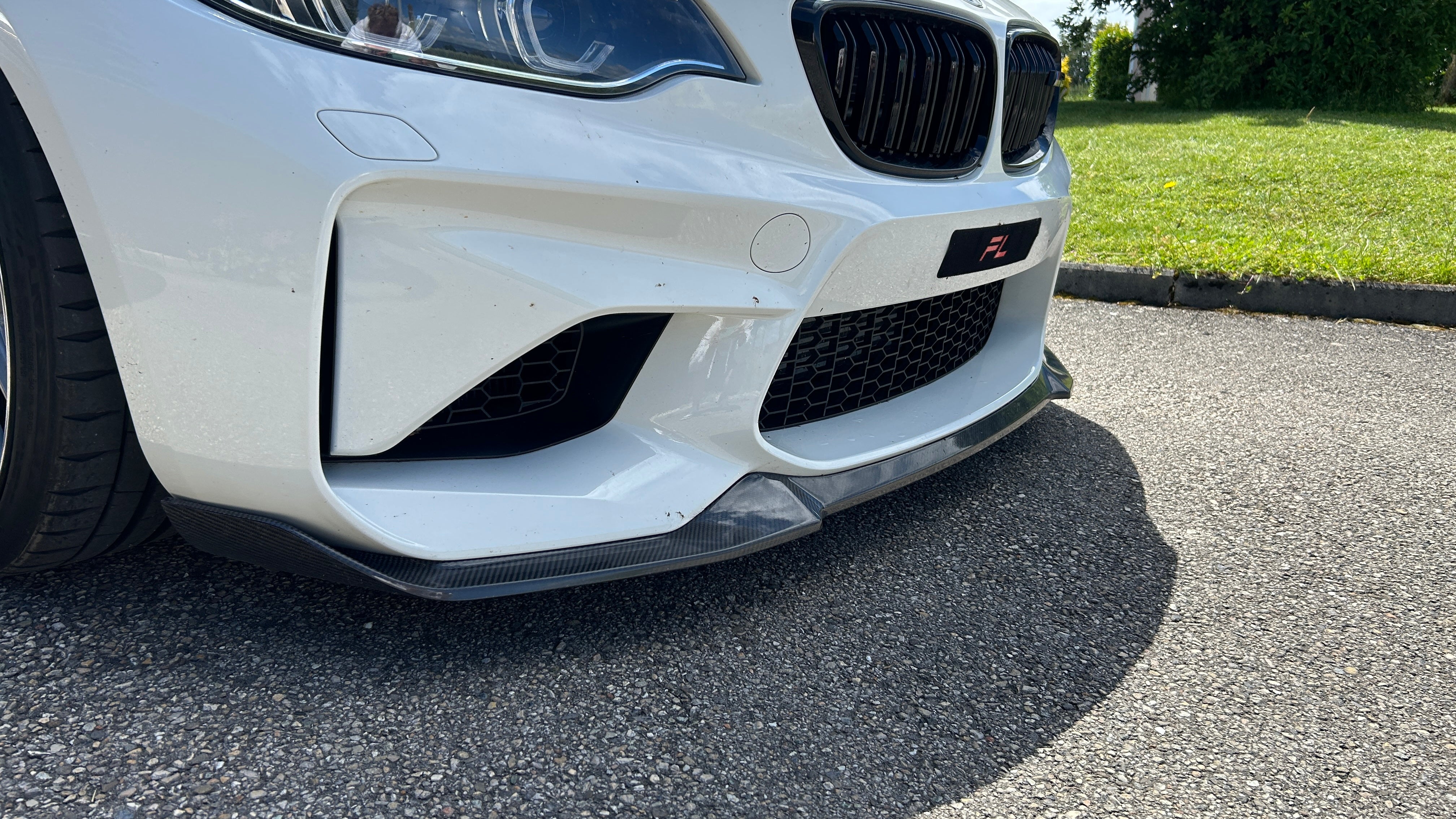 CT CARBON FRONT LIP BMW M2 F87 N55 - CS STYLE | SWISS HOMOLOGATED