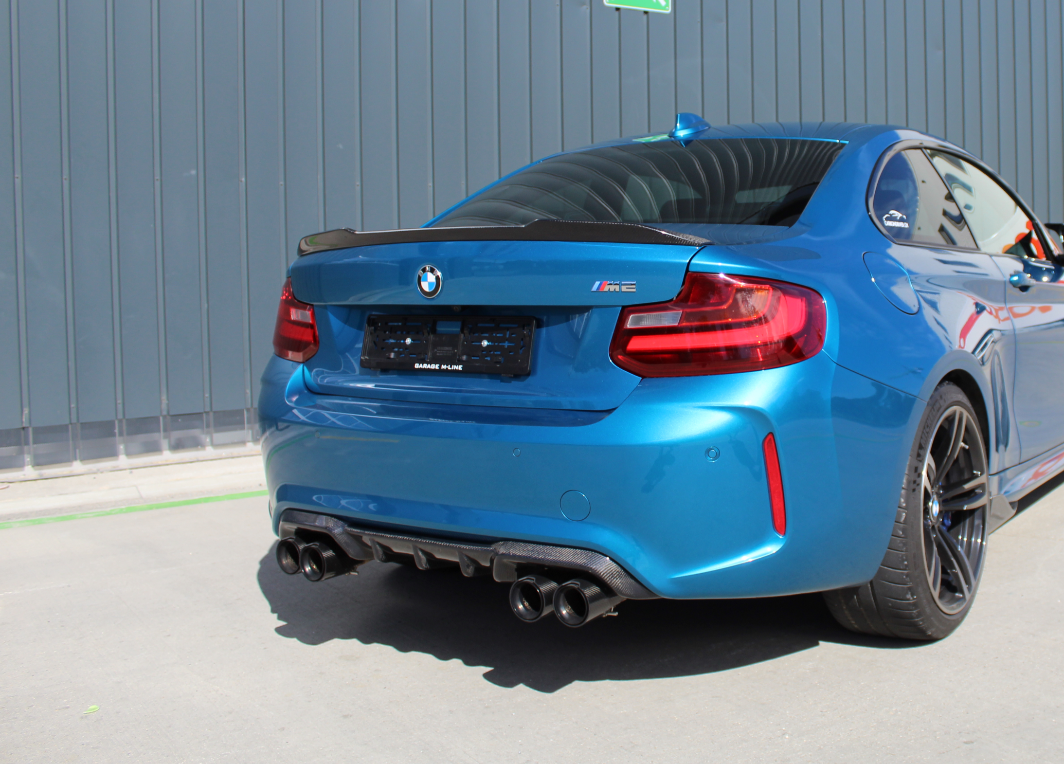 CT CARBON DIFFUSER BMW M2 F87 - MP STYLE | SWISS HOMOLOGATED