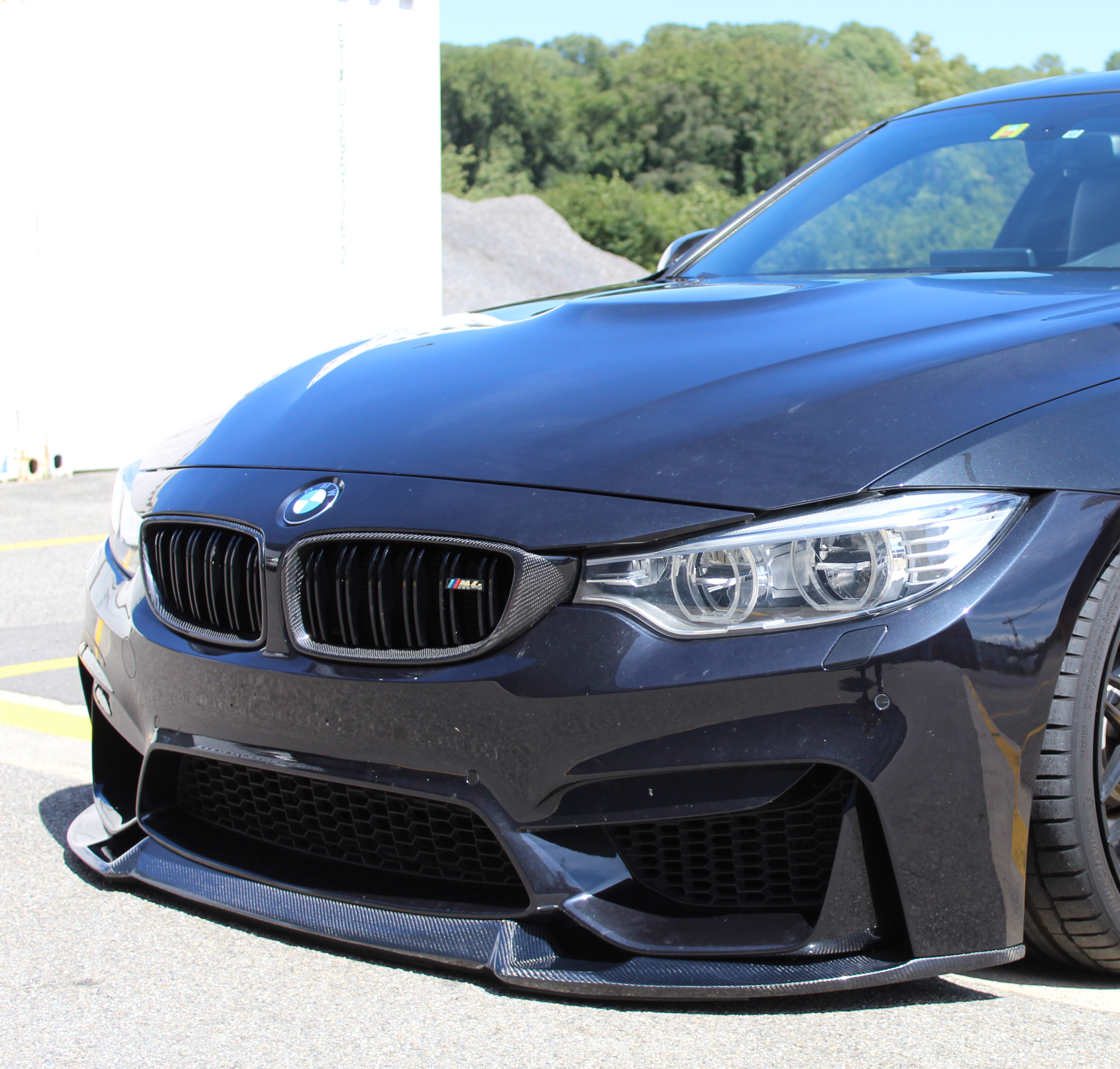CT CARBON FRONT LIP BMW M3/M4 F8X - CS STYLE | SWISS HOMOLOGATED