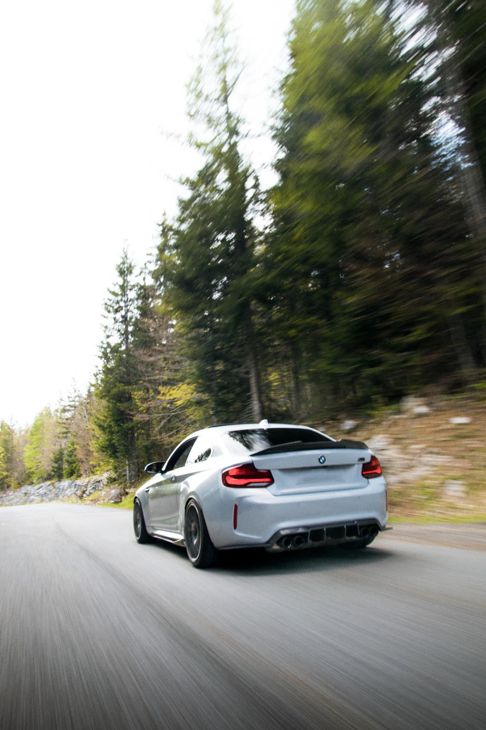 CT CARBON DIFFUSER BMW M2 F87 - V STYLE | SWISS HOMOLOGATED