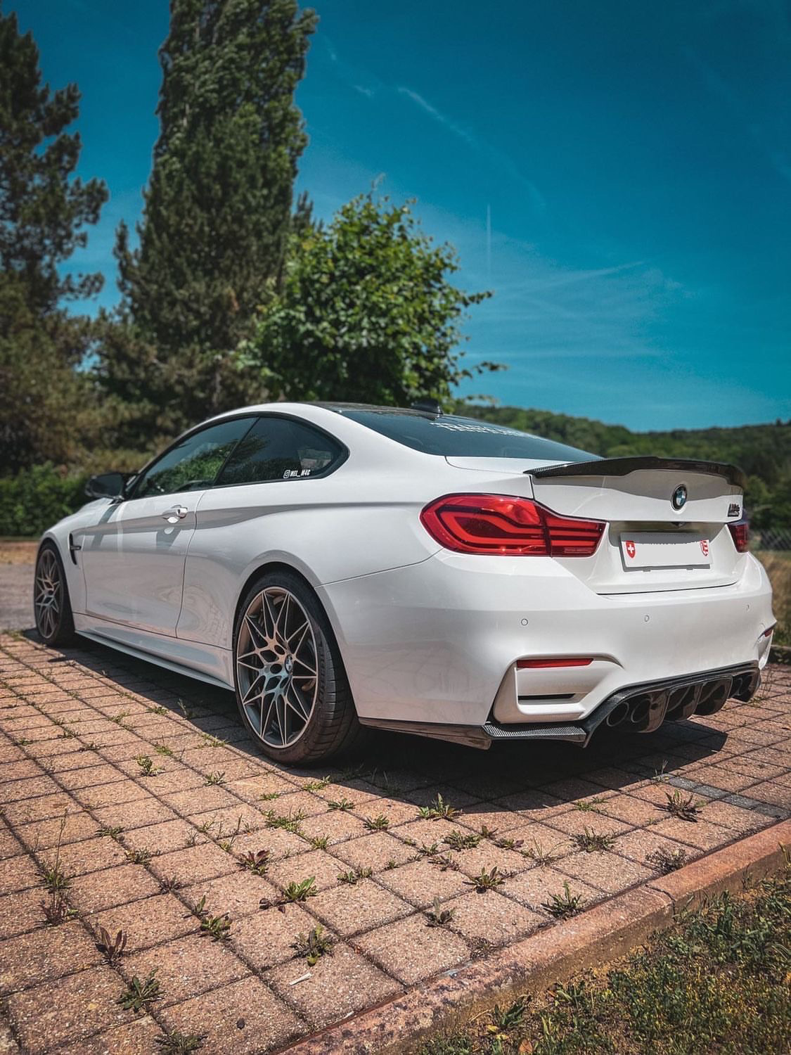 CT CARBON DIFFUSER BMW M3/M4 F8X - V STYLE | SWISS HOMOLOGATED