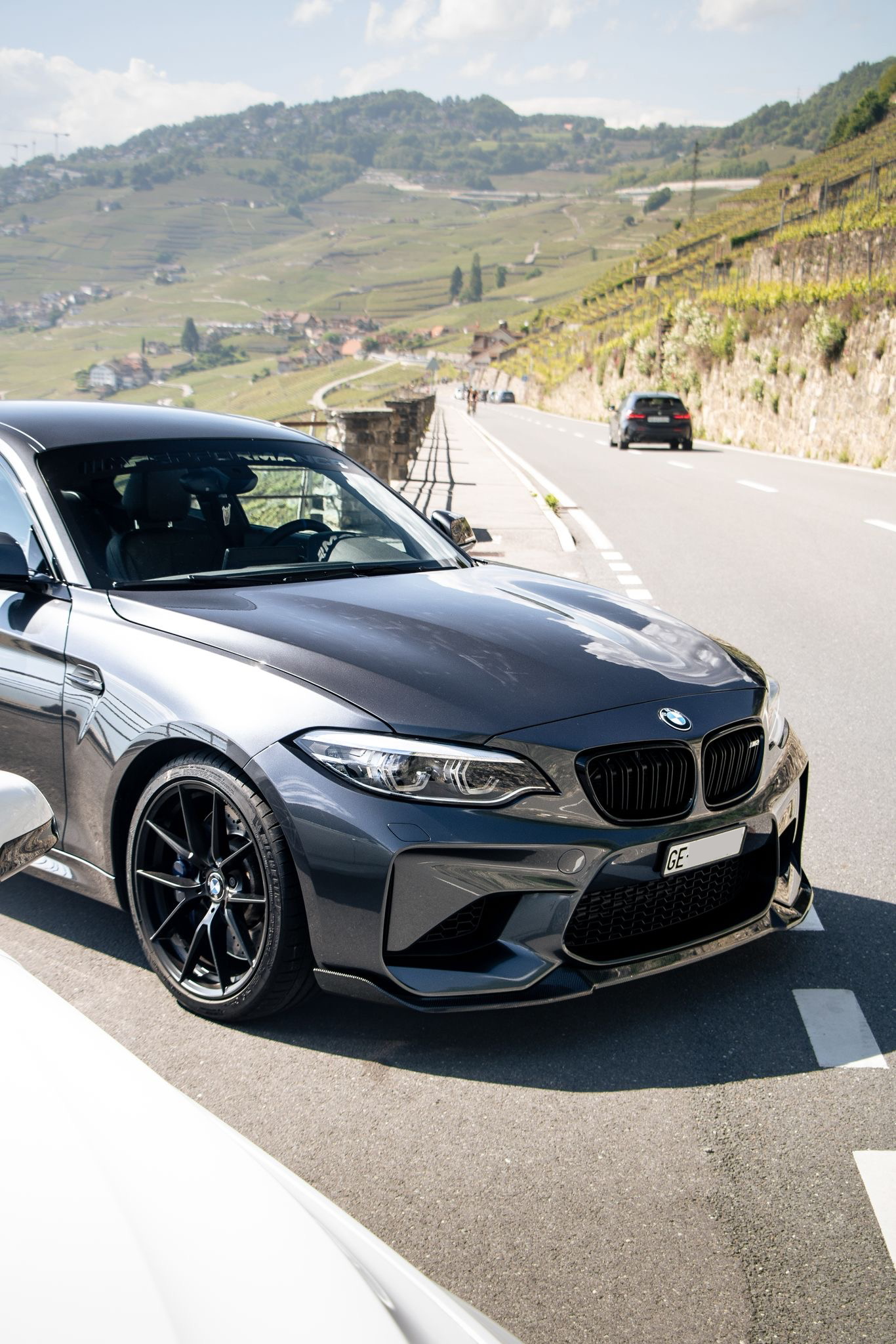 CT CARBON FRONT LIP BMW M2 F87 N55 - CS STYLE | SWISS HOMOLOGATED