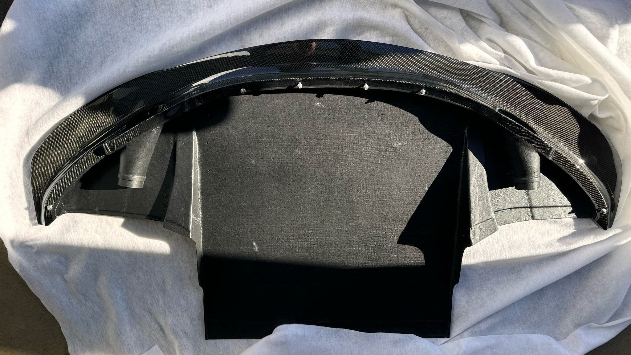 AM CARBON FRONT LIP BMW M3 E9X - GT4 BRAKECOOLING & DIFFUSER | SWISS HOMOLOGATED