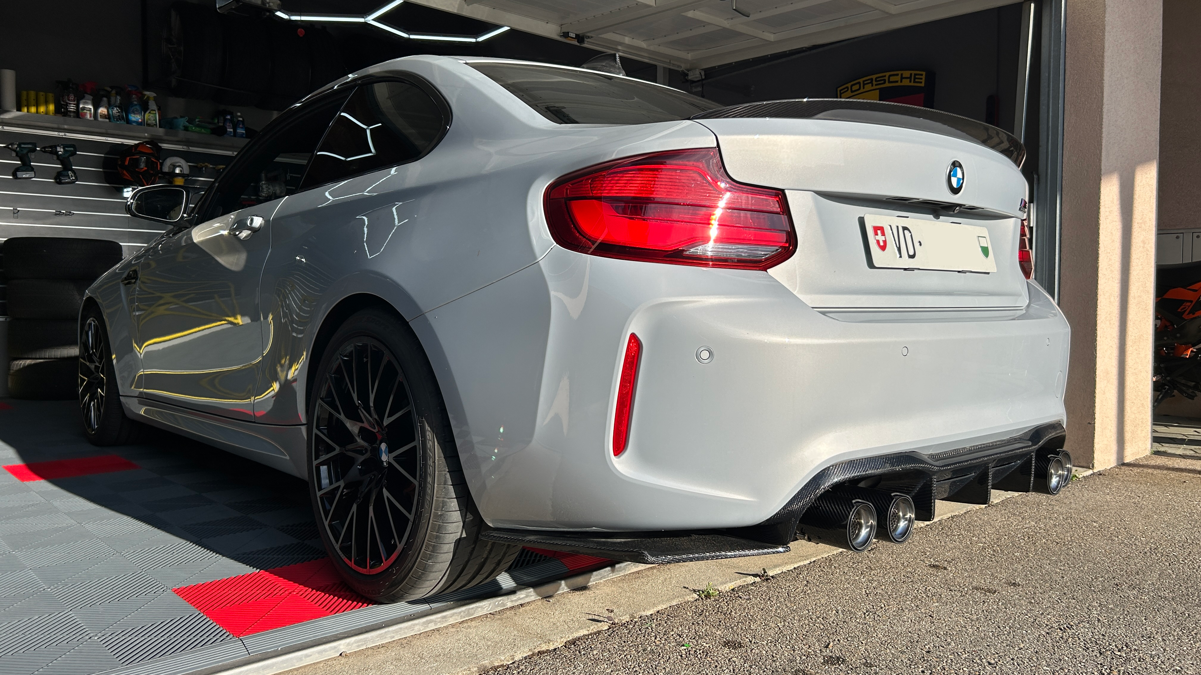 CT CARBON DIFFUSER BMW M2 F87 - MT STYLE | SWISS HOMOLOGATED