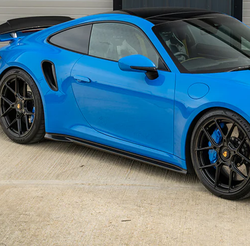 CT CARBON SIDE SKIRTS PORSCHE 911 (992) TURBO S - CT DESIGN | SWISS HOMOLOGATED