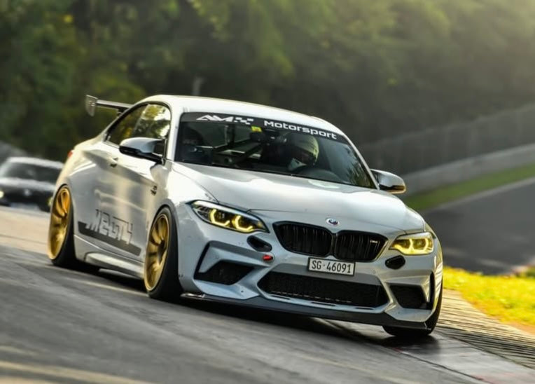 AM CARBON FRONT LIP BMW M2 COMPETITION - GT4 | SWISS HO