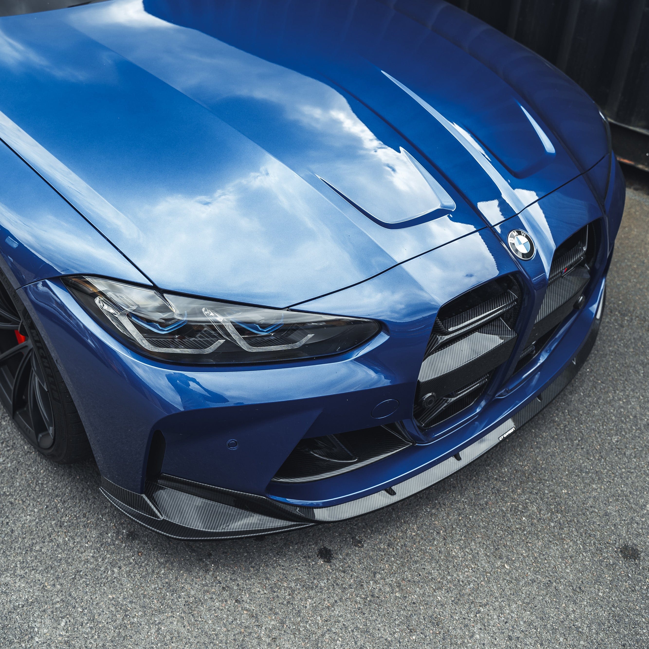 CT CARBON FRONT LIP BMW M3/M4 G8X - CT DESIGN V1 | SWISS HOMOLOGATED