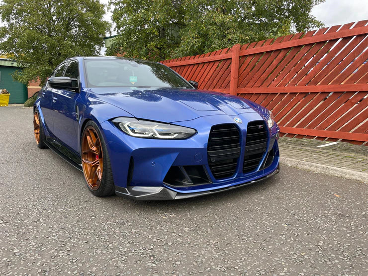 CT CARBON FRONT LIP BMW M3/M4 G8X - MP STYLE | SWISS HOMOLOGATED