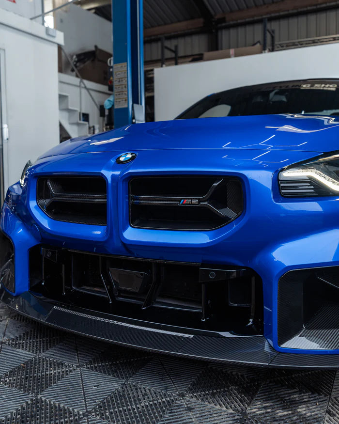 TRE CARBON FRONT GRILLS BMW M2 G87 - CSL STYLE | SWISS HOMOLOGATED