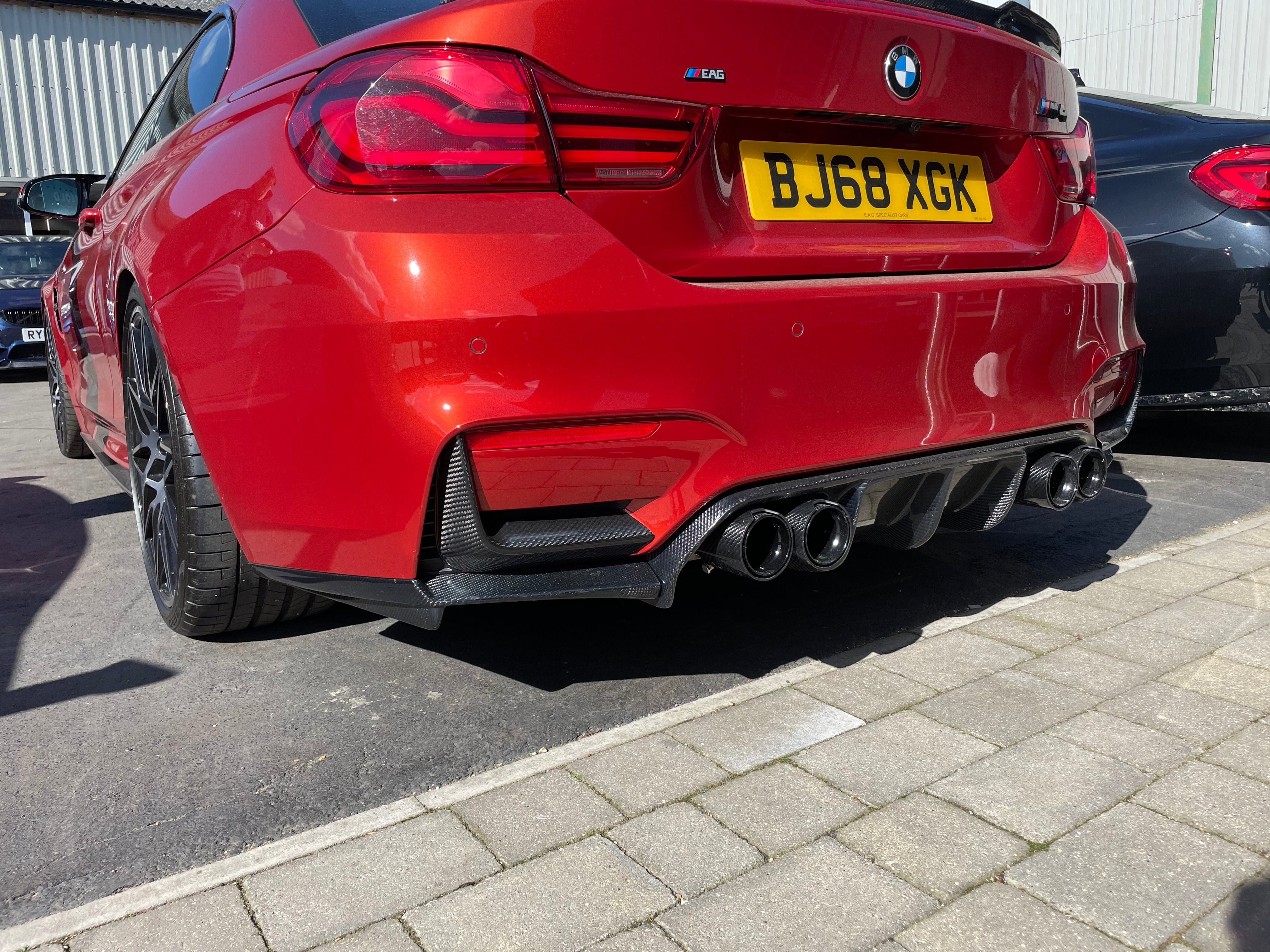 CT CARBON REAR CANARDS BMW M3/M4 F8X | SWISS HOMOLOGATED