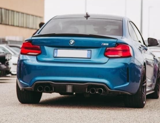 CT CARBON DIFFUSER BMW F87 M2/M2C - K STYLE LED | SWISS HOMOLOGATED