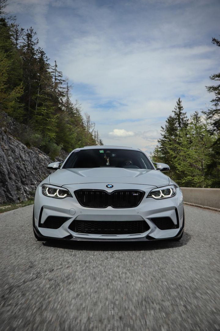 CT CARBON FRONT LIP BMW F87 M2C - MP STYLE | SWISS HOMOLOGATED