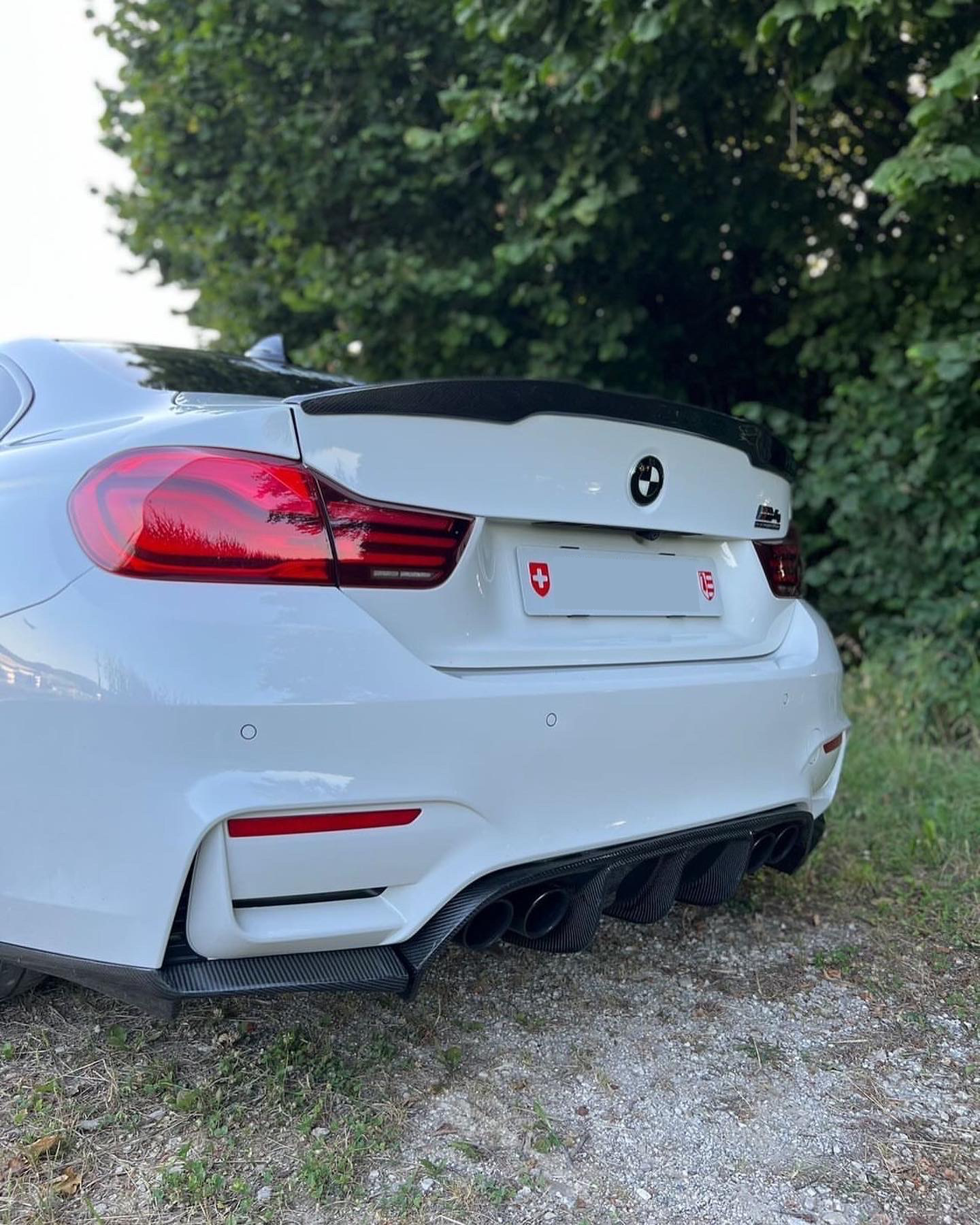 CT CARBON DIFFUSER BMW M3/M4 F8X - V STYLE | SWISS HOMOLOGATED