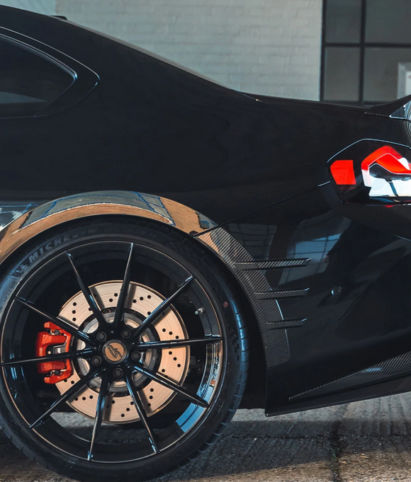 CT CARBON REAR SIDE FENDER TRIM BMW M2 G87 | SWISS HOMOLOGATED