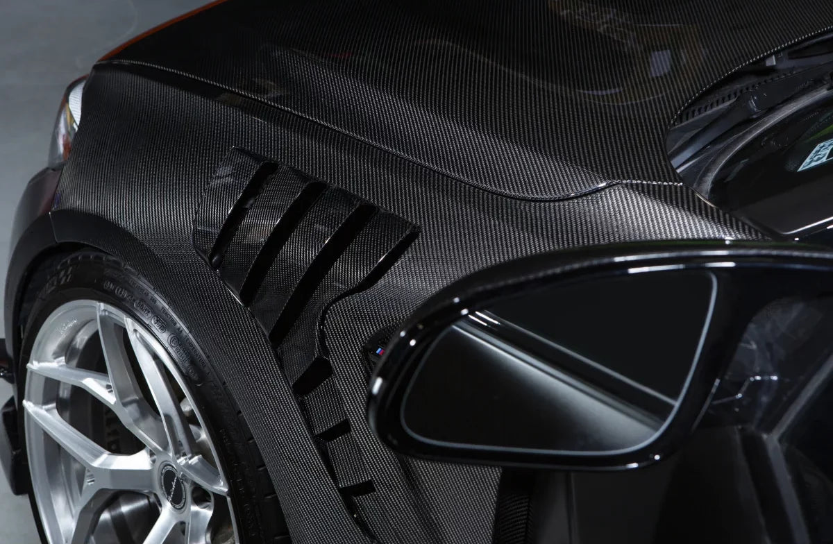AM CARBON SIDES FENDERS BMW M2 F87 - ALPHA-N | SWISS HOMOLOGATED
