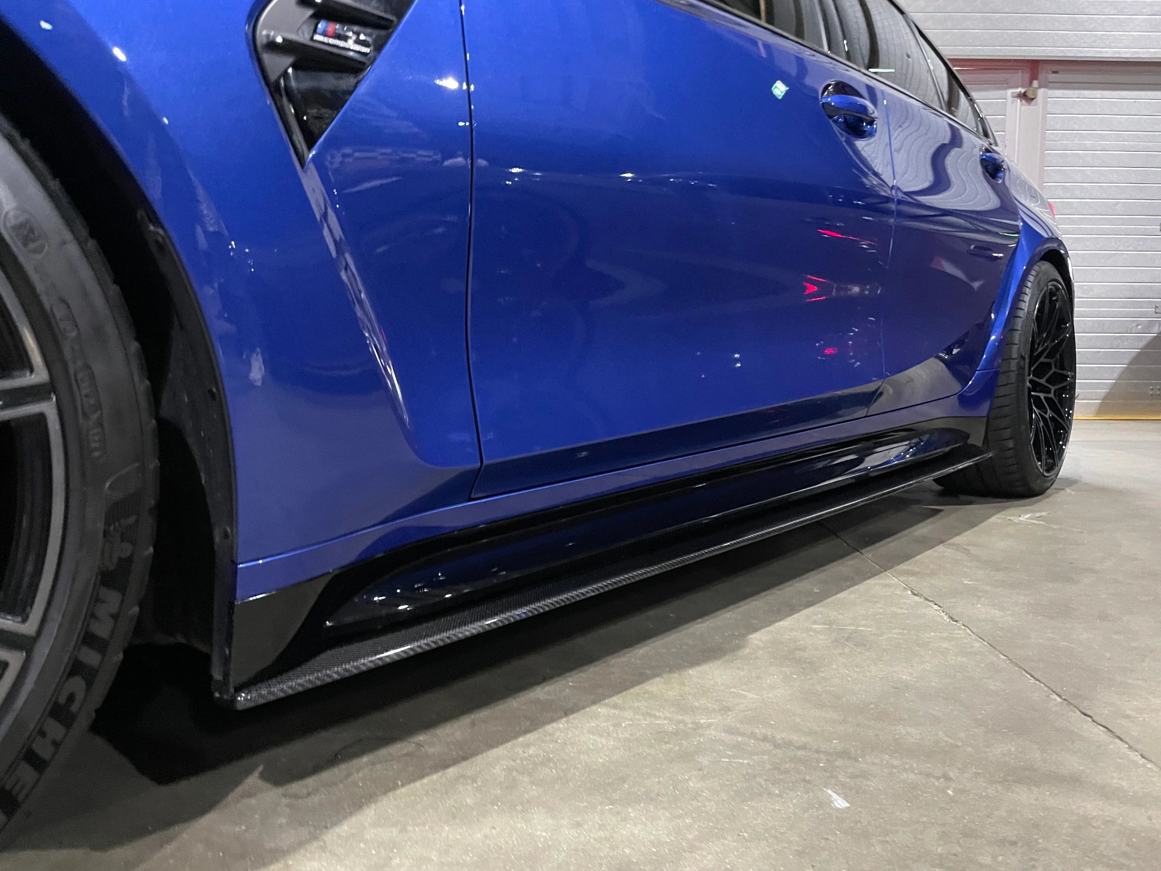 CT CARBON SIDE SKIRTS EXTENSIONS BMW M3/M4 G8X - CT DESIGN | SWISS HOMOLOGATED