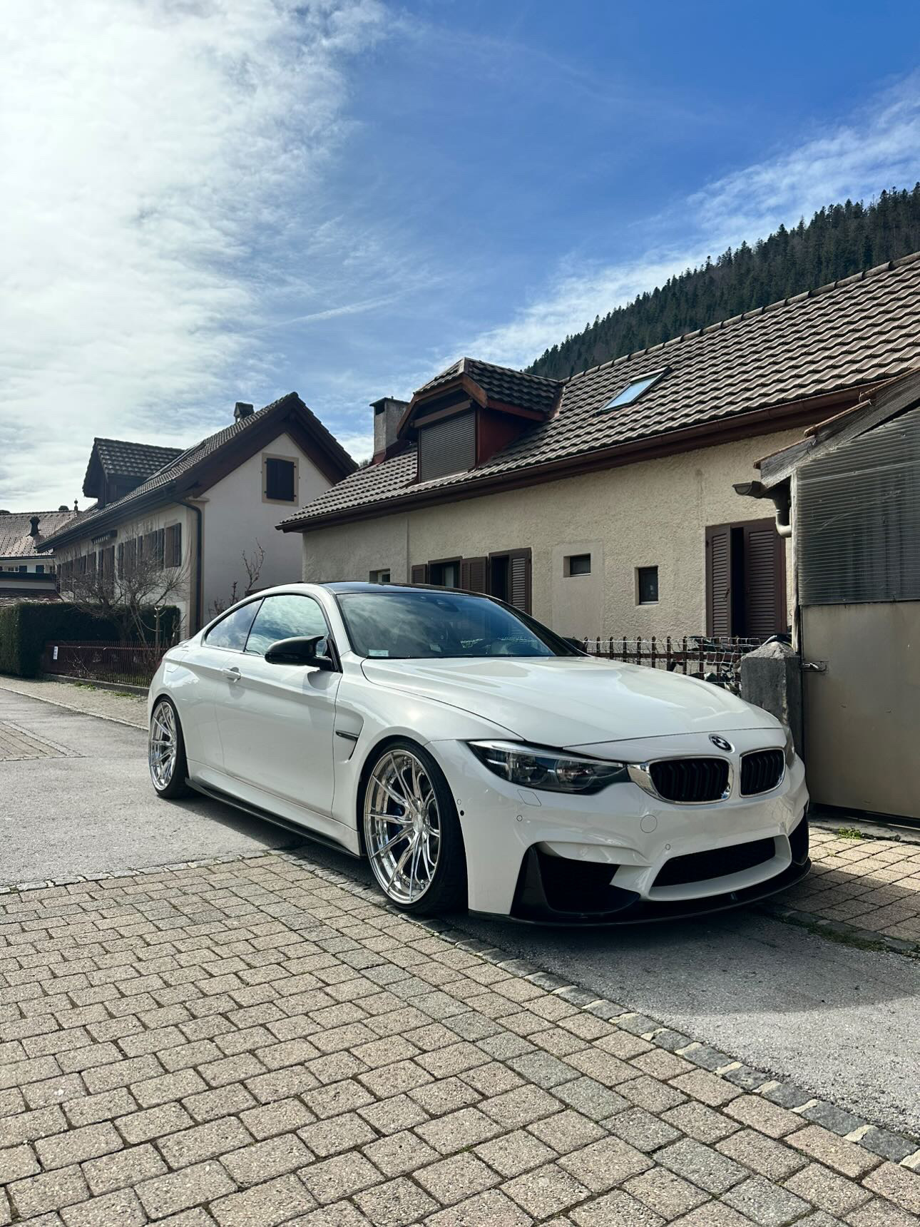 CT CARBON FRONT LIP BMW M3/M4 F8X (3 PCS) - MP STYLE | SWISS HOMOLOGATED