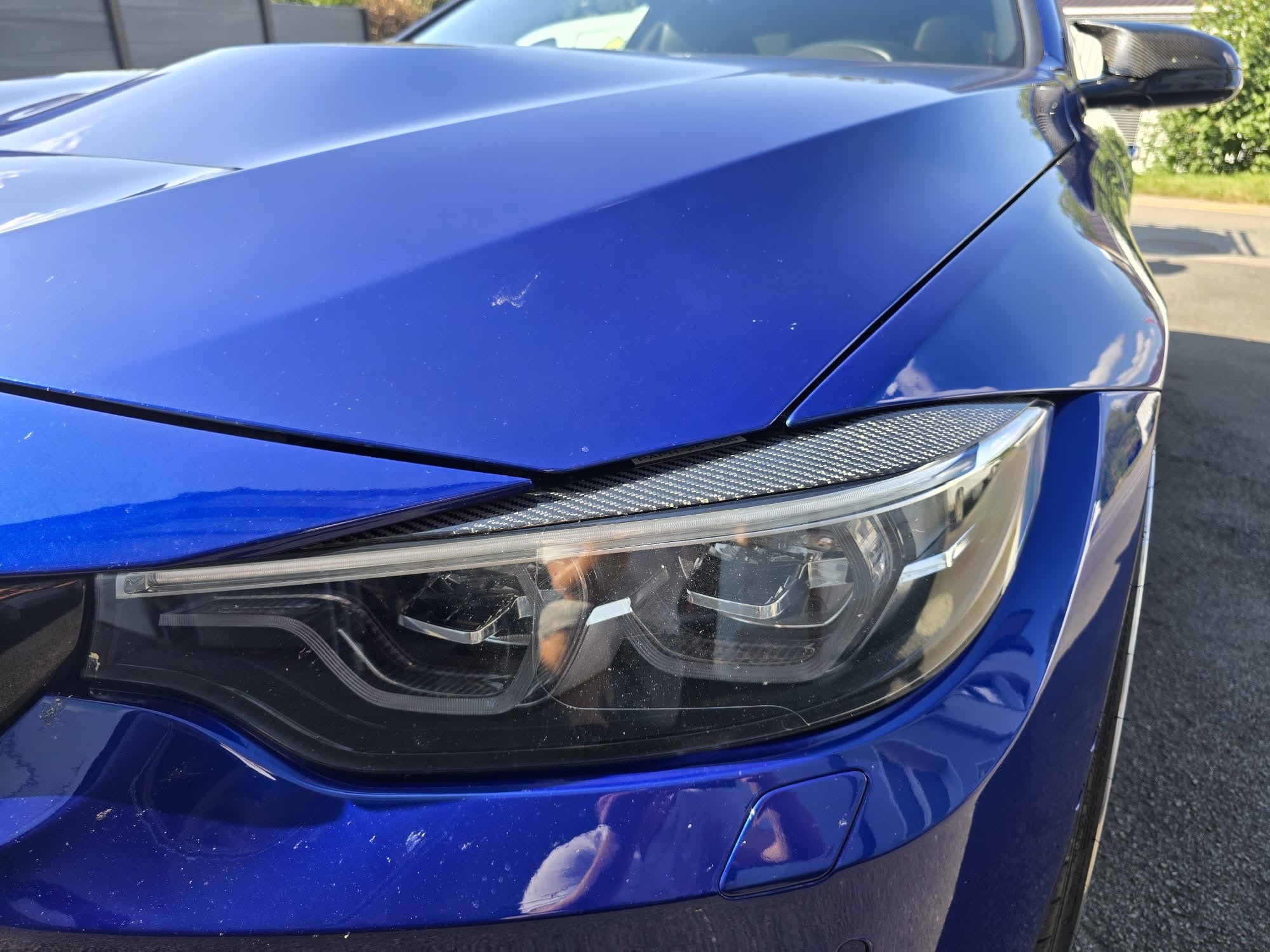 CT CARBON HEADLIGHT TRIMS BMW M3/M4 F8X | SWISS HOMOLOGATED
