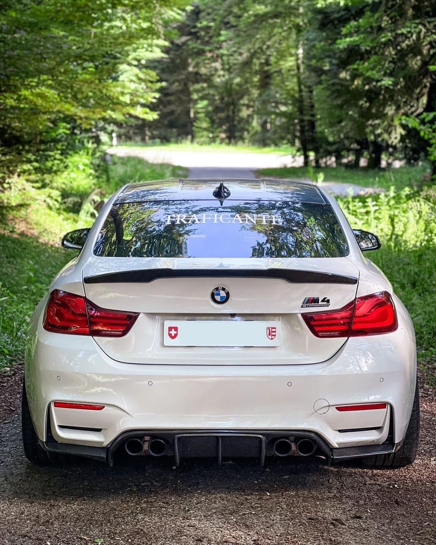 CT CARBON DIFFUSER BMW M3/M4 F8X - V STYLE | SWISS HOMOLOGATED