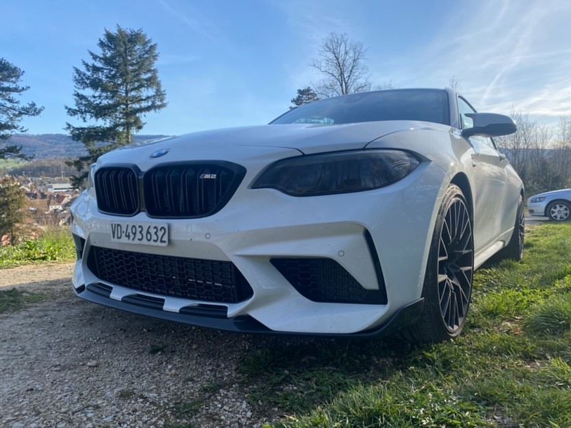 CT CARBON FRONT LIP BMW F87 M2C - MP STYLE | SWISS HOMOLOGATED