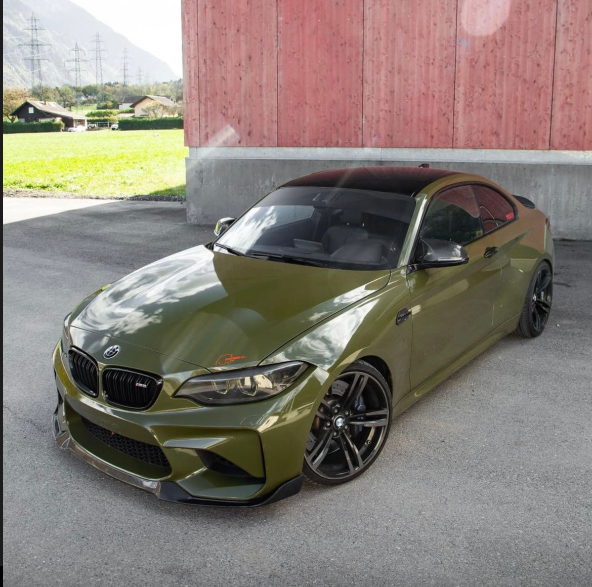 CT CARBON FRONT LIP BMW M2 F87 N55 - CS STYLE | SWISS HOMOLOGATED