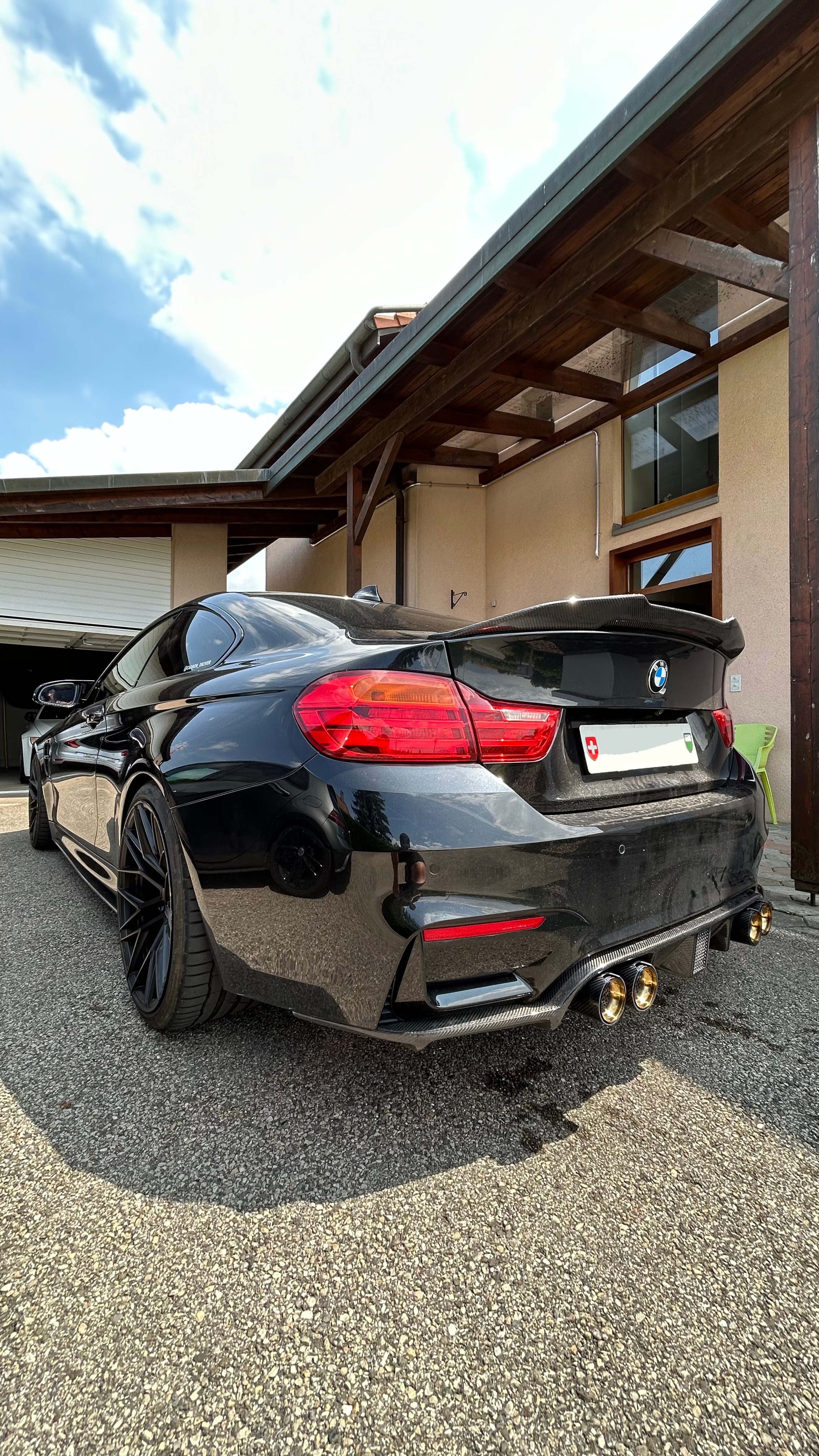 CT CARBON SPOILER BMW M4 F82 - PS STYLE | SWISS HOMOLOGATED