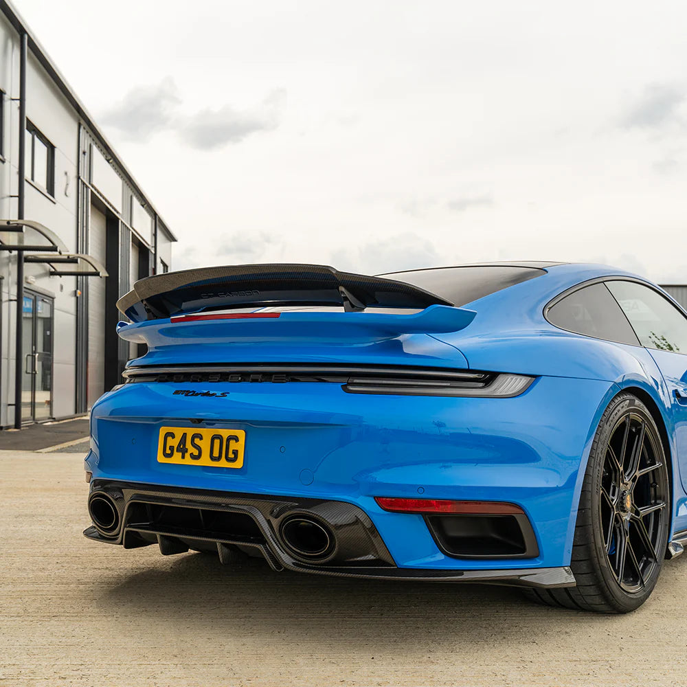 CT CARBON SPOILER PORSCHE 911 (992) TURBO S - CT DESIGN | SWISS HOMOLOGATED