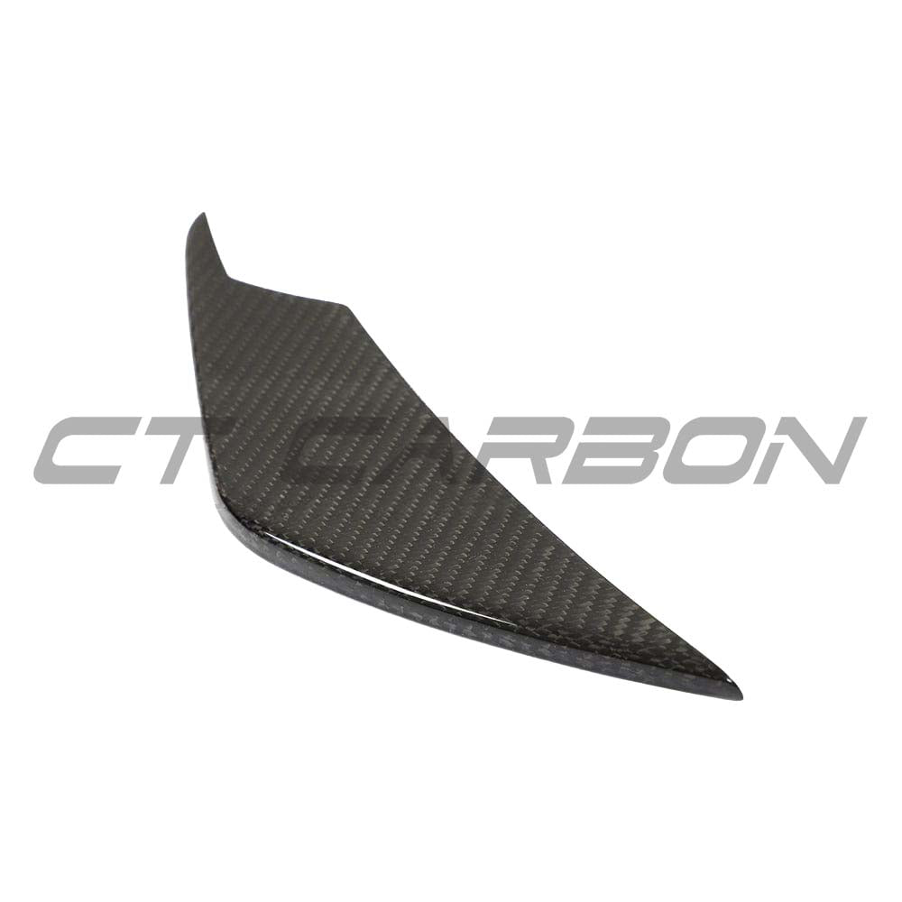 CT CARBON BMW M3/M4 (G80 G81 G82 G83) AGGRESSIVE CARBON FIBRE FRONT BUMPER CANARDS | HOMOLOGATION IN PROCESS