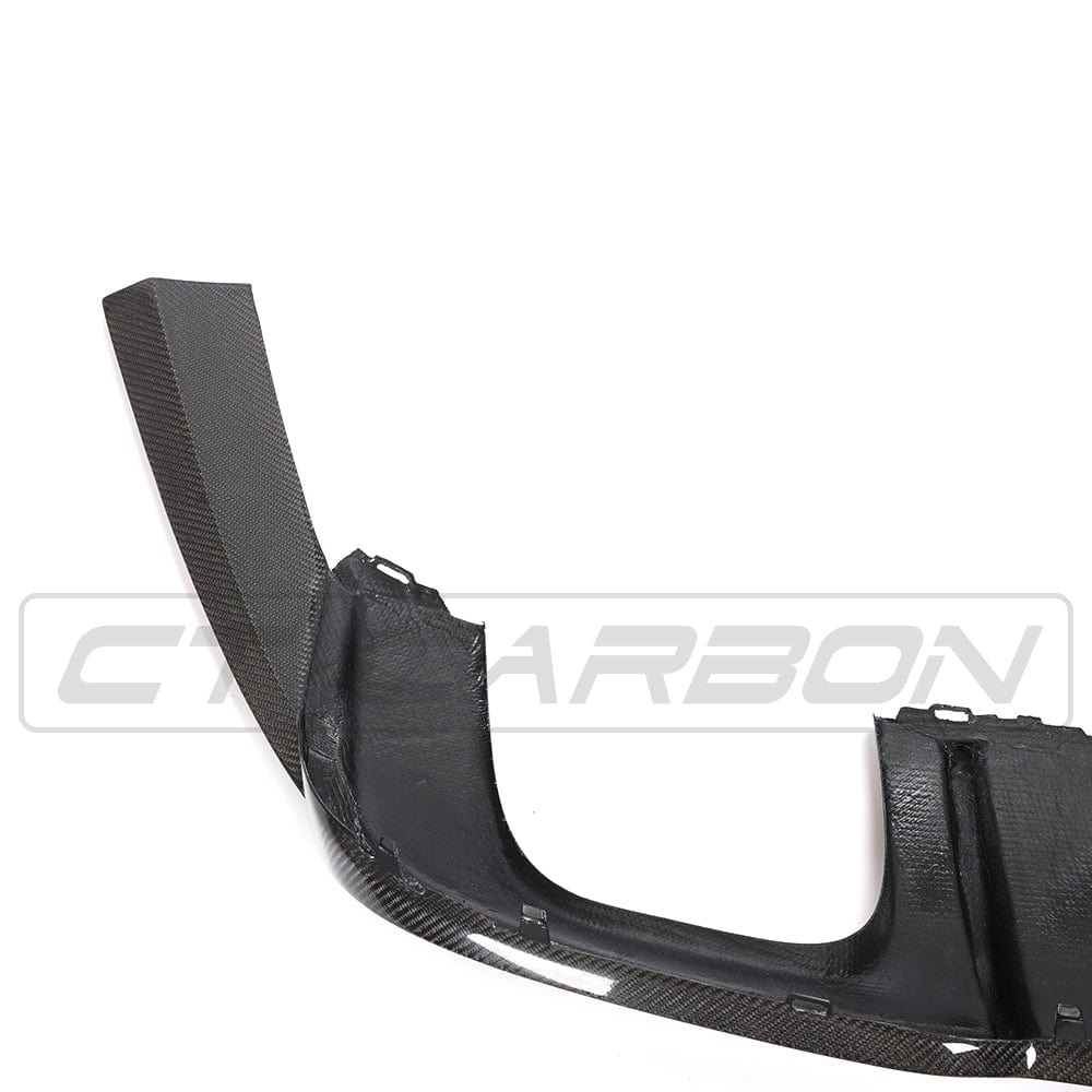 CT CARBON AUDI A3 S-LINE & S3 FACELIFT 8V SALOON CARBON FIBRE DIFFUSER | SWISS HOMOLOGATED