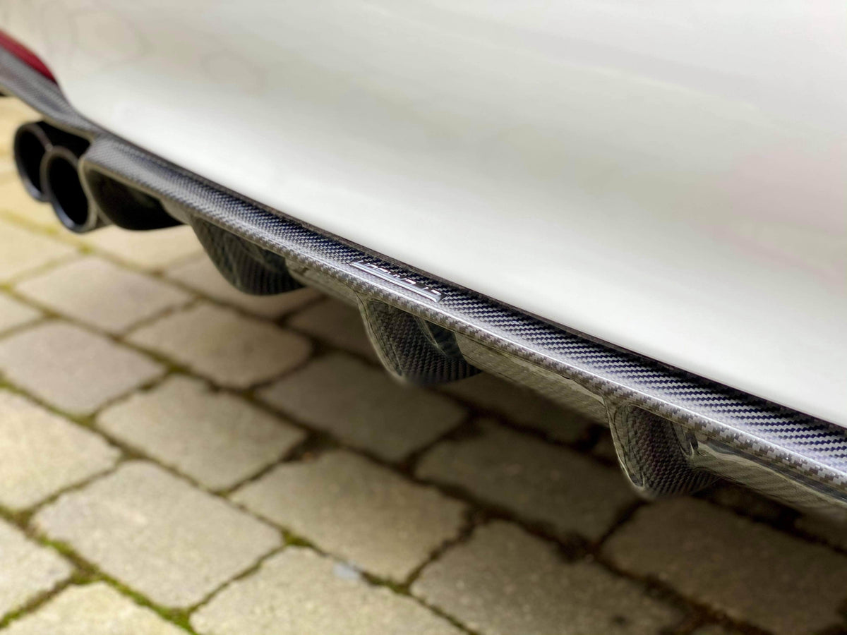 CT CARBON BMW F30/F31 3 SERIES 2011-2015 CARBON FIBRE DIFFUSER - TWIN EXHAUST - V1 | SWISS HOMOLOGATED