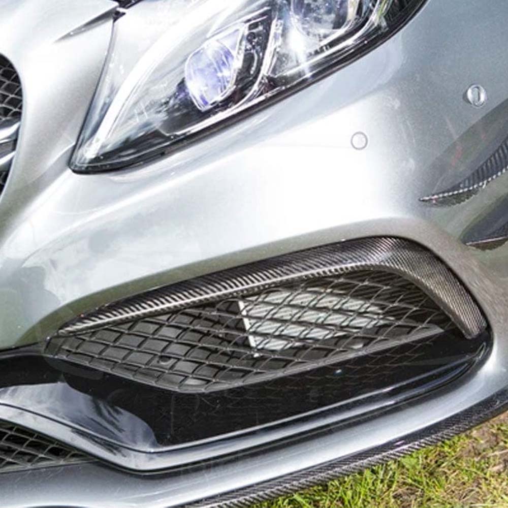 CT CARBON MERCEDES C63/C63S W205 COUPE & SALOON CARBON FIBRE BUMPER TRIM | HOMOLOGATION IN PROCESS