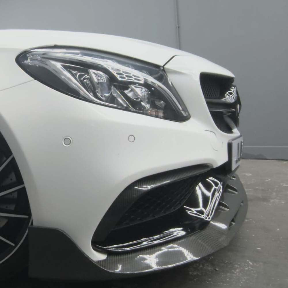 CT CARBON MERCEDES C63/C63S W205 COUPE & SALOON CARBON FIBRE BUMPER TRIM | HOMOLOGATION IN PROCESS