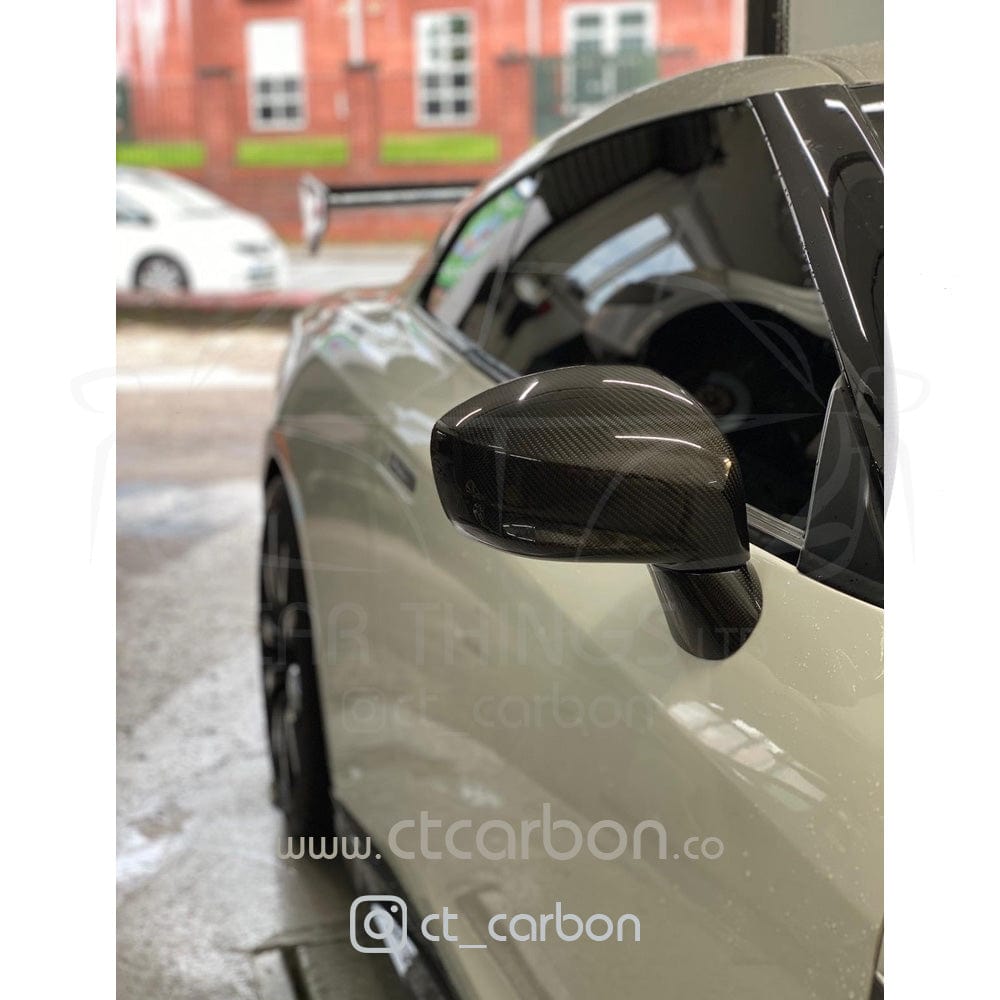 CT CARBON NISSAN GTR R35 CARBON FIBRE MIRRORS | SWISS HOMOLOGATED