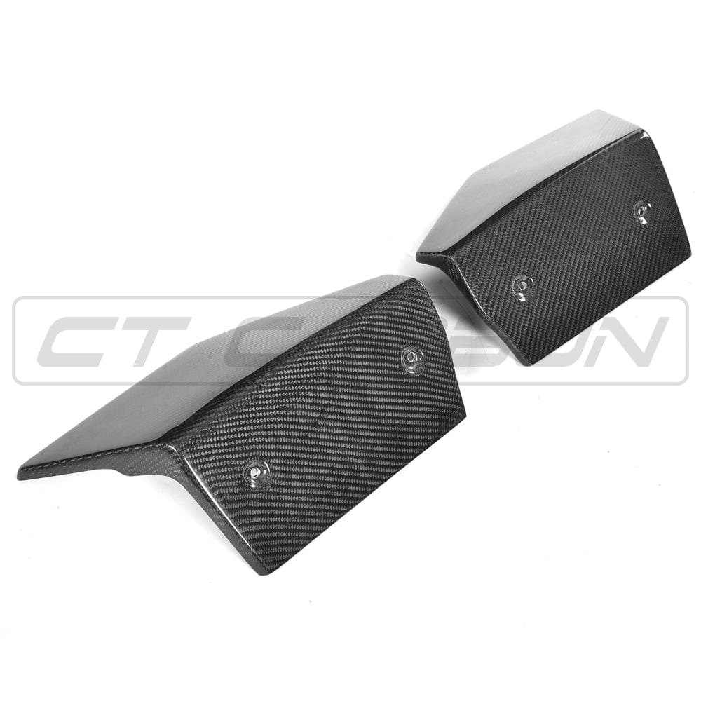 CT CARBON BMW F16 X6 CARBON FIBRE REAR BUMPER EXTENSIONS | SWISS HOMOLOGATED