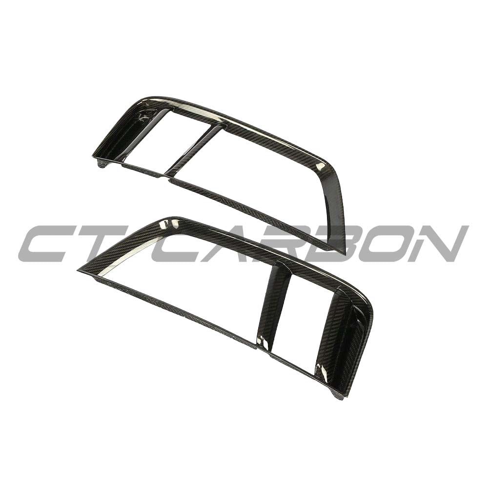 CT CARBON AUDI R8 V10 GEN 2 CARBON FIBRE REAR SIDE GRILLES | SWISS HOMOLOGATED
