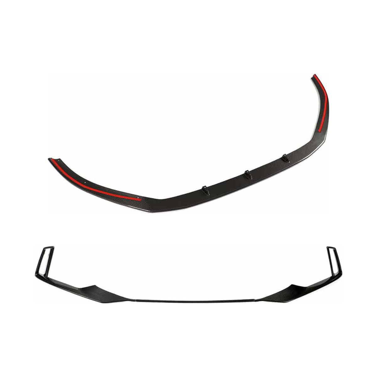 CT CARBON AUDI RS3 8V - PACK FRONT LIP + BUMPER TRIM