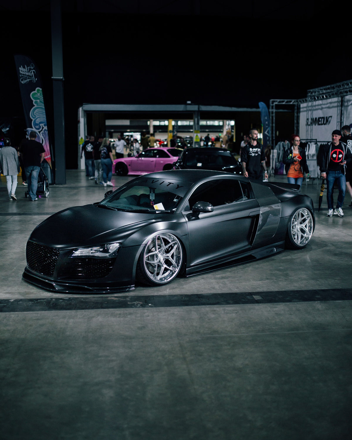CT CARBON AUDI R8 GEN 1 CARBON FIBRE SPLITTER - V STYLE | HOMOLOGATION IN PROCESS
