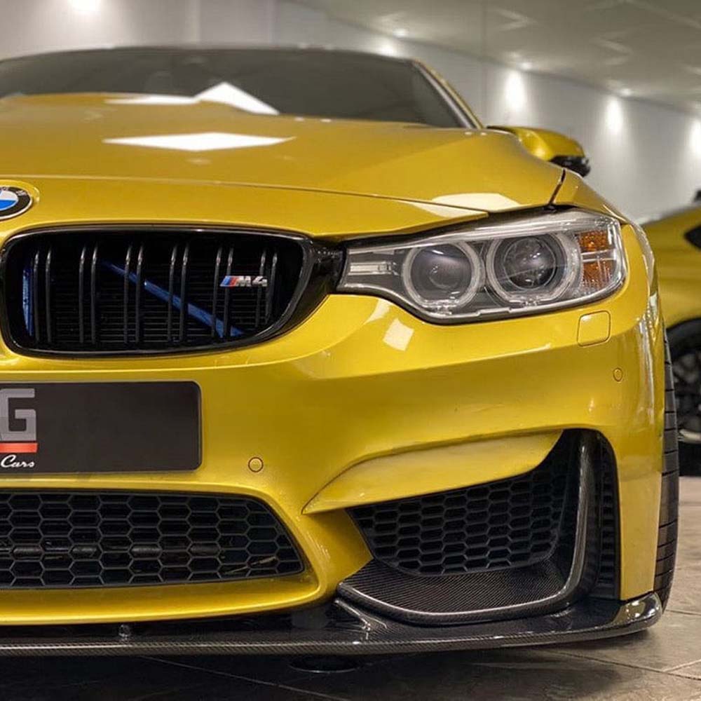 CT CARBON BMW M3/M4 F80/F82/F83 2014-2020 CARBON FIBRE SPLITTER - V3 | HOMOLOGATION IN PROCESS